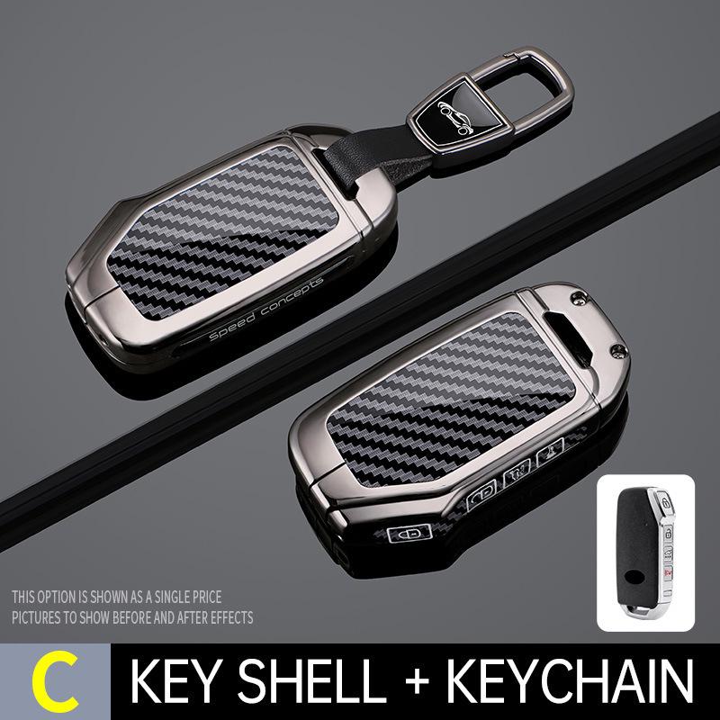 Kia Key Cover for 21 Models: Compatible with Sportage, K5, K3, Seltos, and KX3. Unisex 20-Buckle Design.