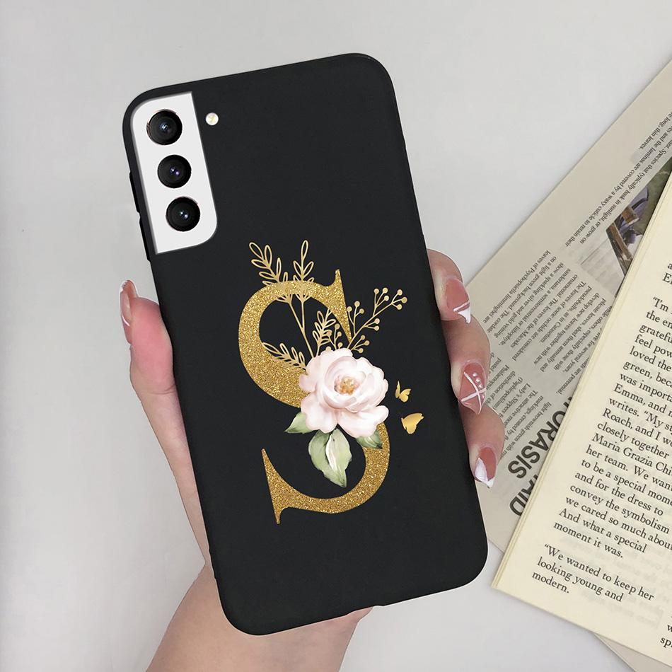 For Samsung S21 FE S21 Ultra Plus Case Slim Soft Cute Letters Cover For Samsung Galaxy S21 Plus 5G S21+ S 21 Ultra Phone Cases