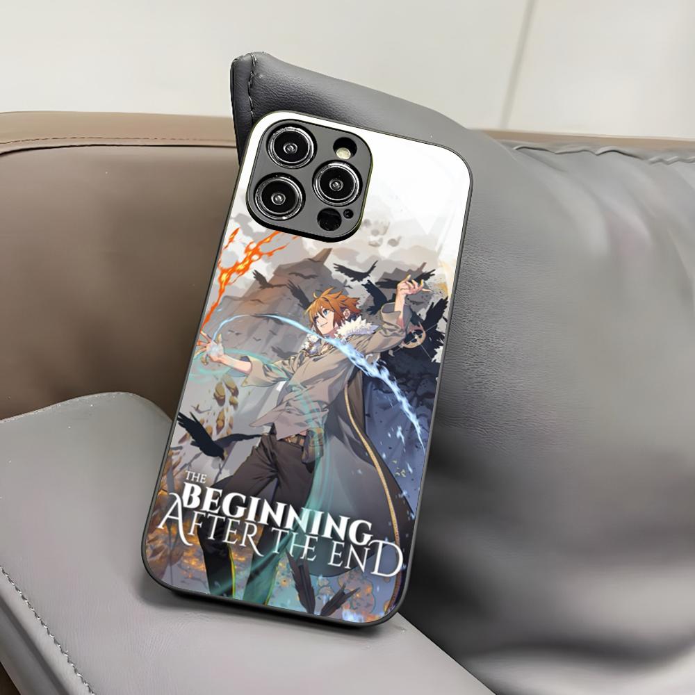 

The Beginning After The End Phone Case for Iphone 17 Air 16 15 14 12 11 13 Pro Max Mini X Xr Xs Puls Black Glass Cover iPhone17 Pro Max