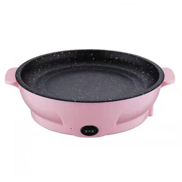 Electric Frying Pan Smokeless Barbecue Fried Steak Fish Omelette Frying Pan Non-stick Cooker