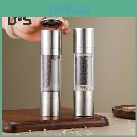 Steel Mill Dustproof Stainless Pepper Practical Manual Salt Pepper Spice Mill