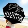 Zeppelin Art 8 Ribs 3Fold Black Glue Uv Protection Umbrella Sun Protection Rainproof Compact Folding Umbrella For Travel Daily Use C923679