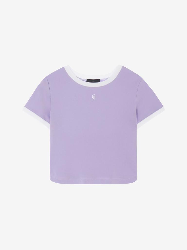 Lige Ringer T-Shirt Purple