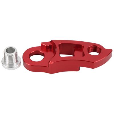 Fiets Achterderailleurhanger Fiets Aluminium Staarthaak Verlengstuk Fietsaccessoire Rood