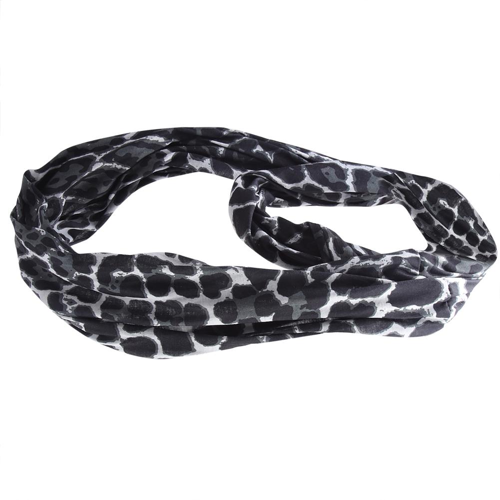 Reusable Loop Scarf Storage Bag with Zipper for Wallet Pocket Passport(Silver)