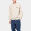 Carhartt WIP American Script Sweatshirt Natural Men Streetwear I025475-05-XX