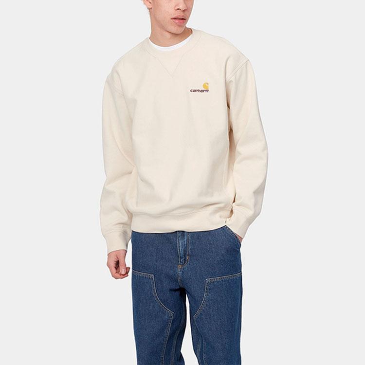 Carhartt WIP American Script Sweatshirt Natural Men Streetwear I025475-05-XX