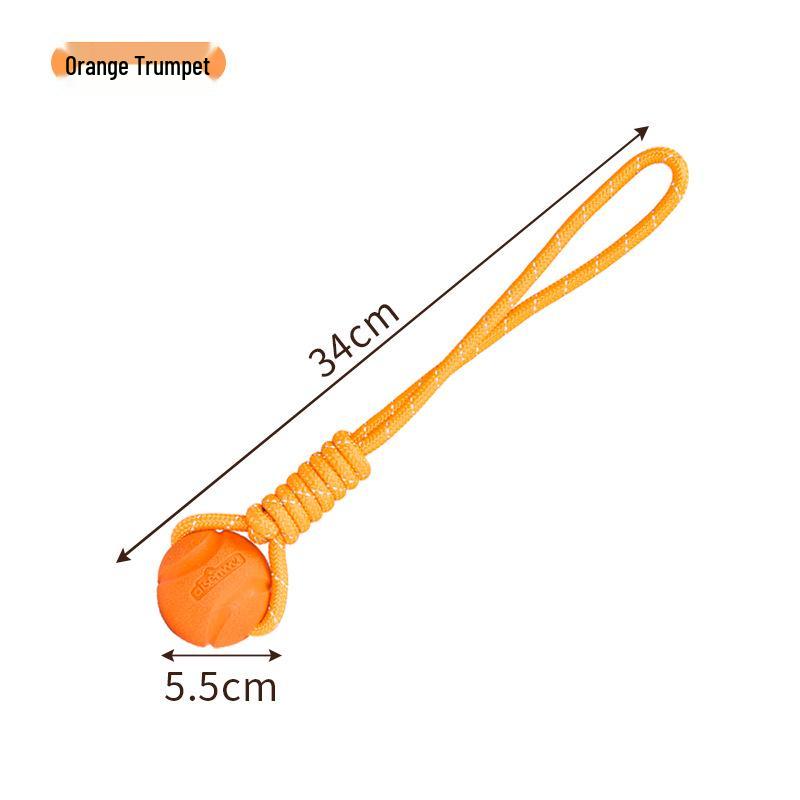 Eisenwill Elastic Dog Chew Rope Knot Ball - Teething & Interactive Training Toy