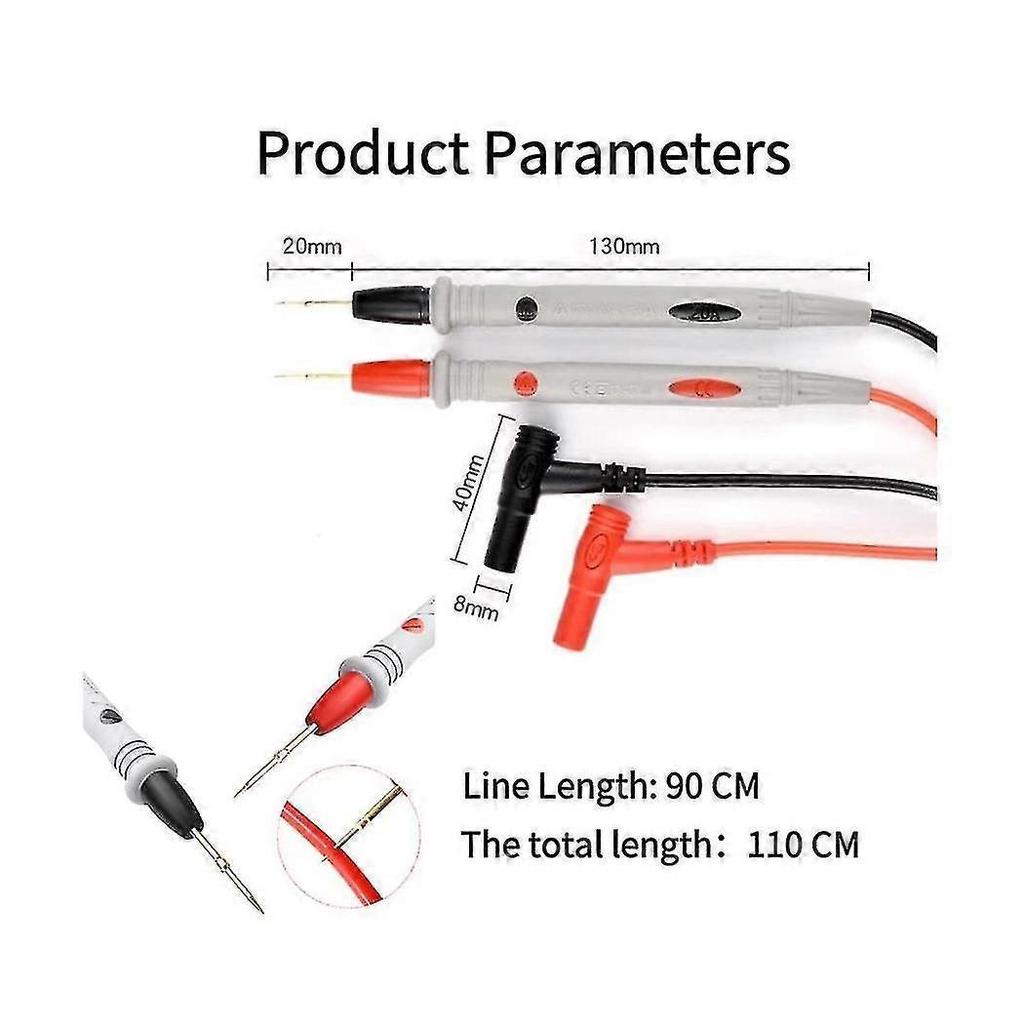Universal Multimeter Test Leads Cable Ac Dc 1000v 20a Iii Measuring Probes Pen For Multi-meter Test