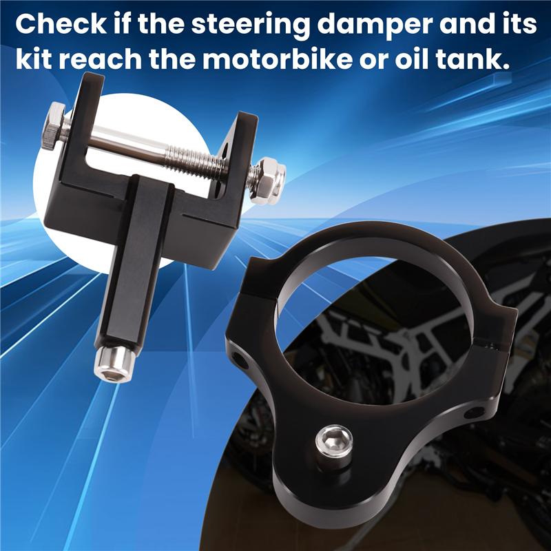 Ac29-Motorcycles Steering Stabilize Damper Bracket Mount Kit For TIGER 900 GT For TIGER900 RALLY For Tiger 850
