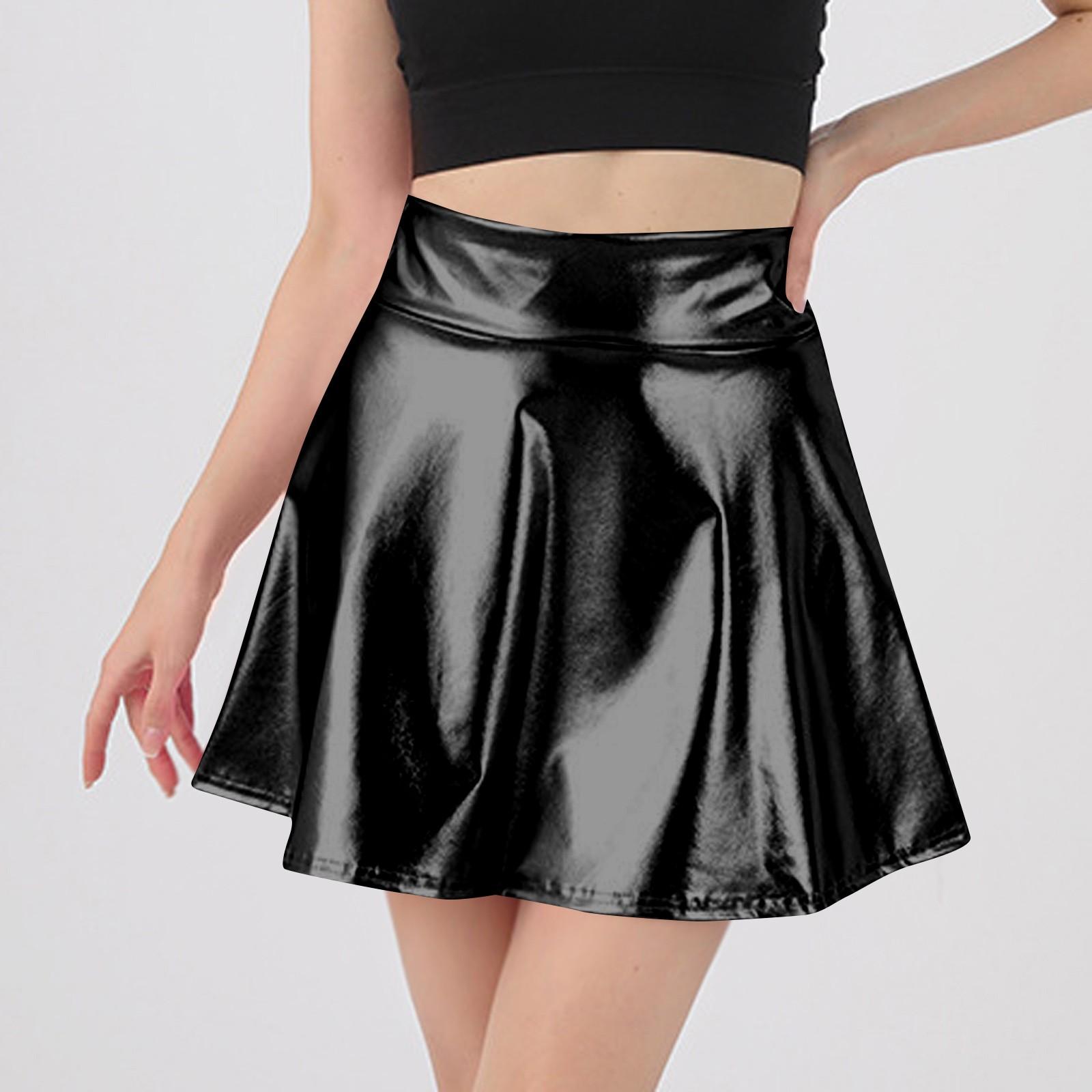 

Женская юбка-зонтик Bright Face с высокой талией XXL чёрный