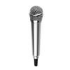 3,5mm minikondenzátorový mikrofon Telefon Karaoke mikrofon se stojánkem pro iPhone Android