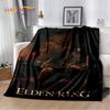 Elden Ring 3D Printed Game Gamer Soft Plush Blanket,Flannel Blanket Throw Blanket for Living Room Bedroom Bed Sofa Picnic Cover