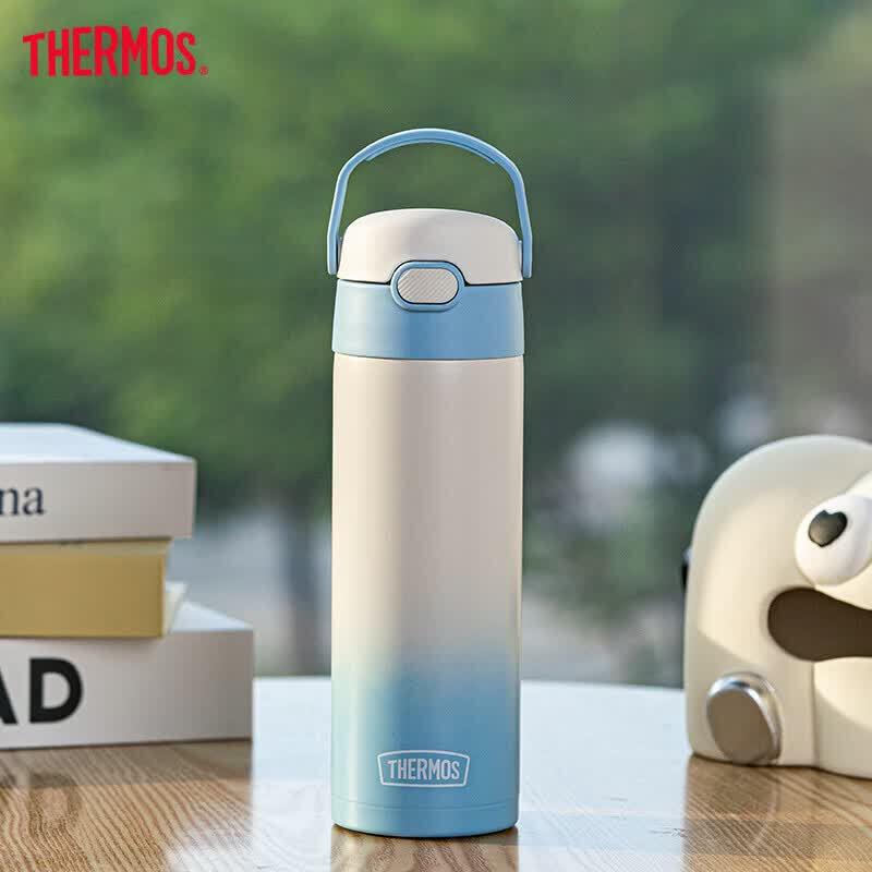 THERMOS 316L Stainless Steel Kids Straw Thermos Bottle