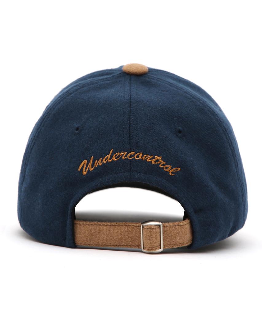 Eondeokeonteulol Autumn/Winter Flannel Color Block Soft Top Unisex Ball Cap Baseball Cap Circle Tm / Authentic Bb / Blue Flannel