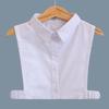 Kids Fake Collar Shirt Cotton Necktie False Collar Children Denim Detachable Shirt Collar Boys Girls Collares Mujer Faux Col