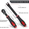 Automatic Slack Adjuster Tools, 5/16" Brake Adjustment Tool Ratcheting Wrench Air Brake System Adjustment Wrench Tools Set For Semi Truck Big Truck