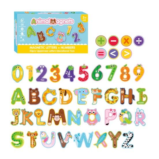 

Детский развивающий магнит на холодильник Алфавит Число Фрукт Животное Дошкольное обучение Дом Кухня Белая доска Шкафчик Холодильник Магнитное украшение A