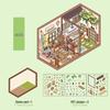 Micro Ink 3D Cartoon Decompression Stickers for DIY Miniature Scene Journals