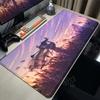 Pretty Genshin Impact Mousepad Anime Yae Miko Nahida Ganyu Mouse Pad Laptop Gamer Accessories Big Desk Mat Computer Keyboard Rug