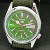 REFURBISHED VINTAGE SEIKO 5 AUTOMATIC 6309A JAPAN MENS GREEN WATCH a441148-4