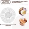 MAQIHAN Reble Bowl Covers for Bread Proofing 2pcs Eva Plastic Bowl Cover Stretch Elastic Food Storage Wrap Shower Caps Sourdough Rising Basket Dough