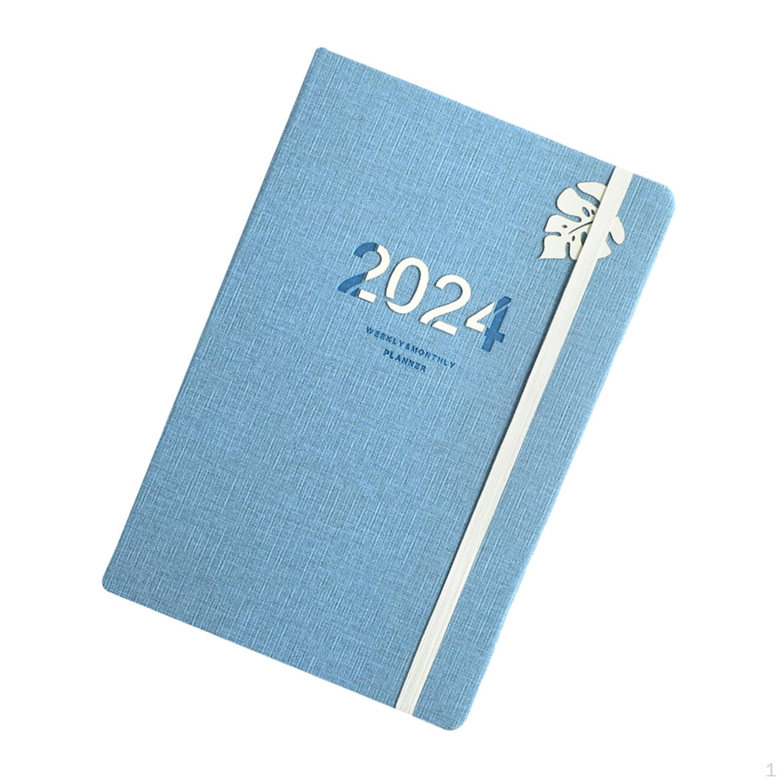 

Planner Daily Account ,A5 Thick Paper, 156 Sheets/312 Pages to Do List Notebook for Travel blue