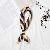 Scarf Stylish Elegant Stripe Pattern Fashion Neckerchief for Wedding