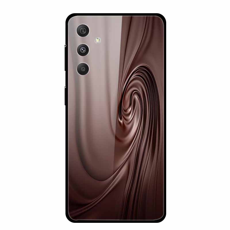 Tempered Glass Case For Samsung Galaxy S24 Plus Case Hard Glass Back Cover Soft Bumper For Samsung S24 Plus Phone Case S24Plus