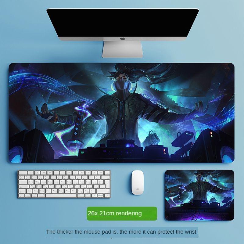 Mauspad, übergroß, Büro-Tastenkombination, integriertes Schloss, verdickt, individuell, gut aussehend, für Studenten, Computer, E-Sport, Tischmatte