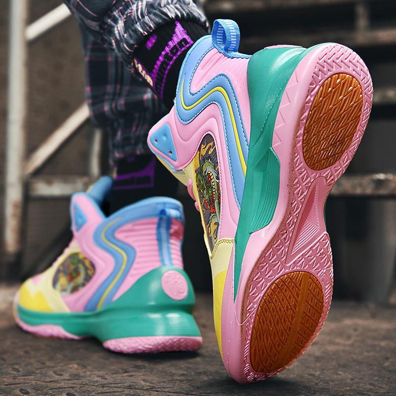 Mandarinenten-Sneaker Herren Frühjahr 2025 neue Herrenschuhe Herren Trendschuhe High-Top Studenten Jugend Basketball-Sneaker