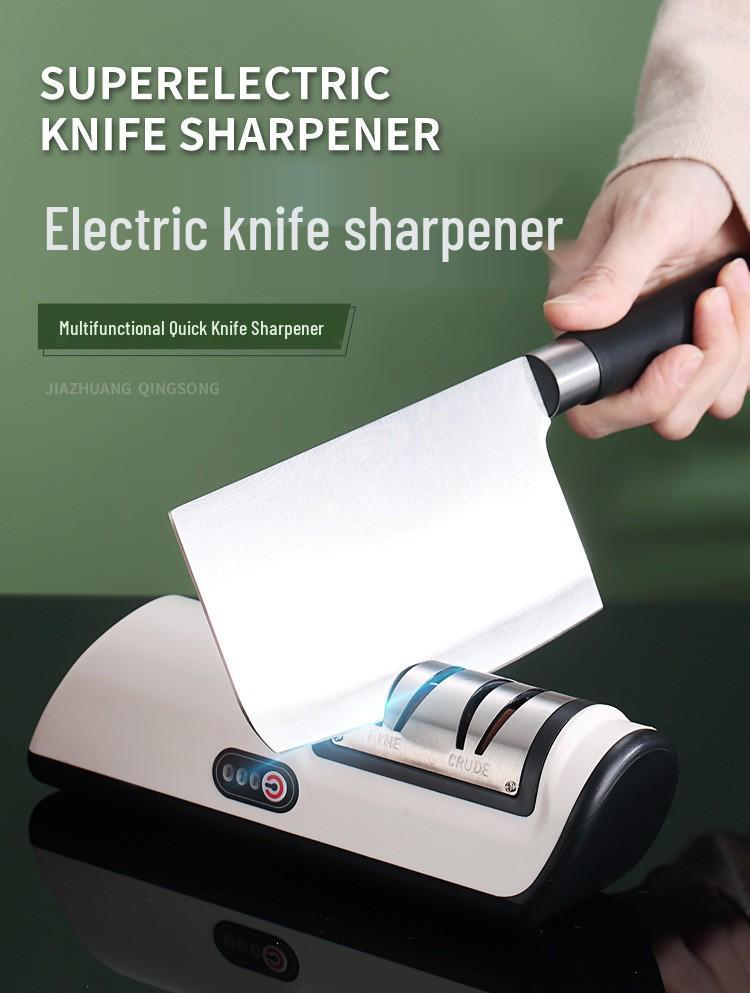 Rechargeable Multifunctional Electric Knife Sharpener for Home Kitchen
