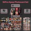 92 PIECES KOREAN POP Photocards KATSEYE Single Gabriela Merch Card Decal Xmas Present Decor Collector Merchs Cards Fans Presents