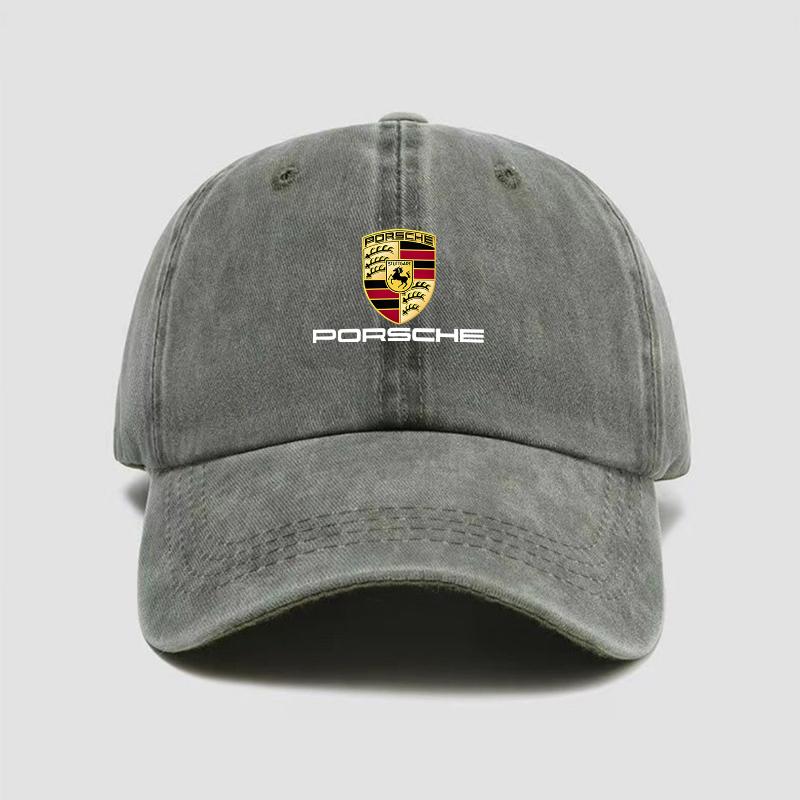 Porsche Auto Baseballpet Vizier Zonnehoed Unisex Verstelbare Zonbescherming Hoed Voor  Cayenne Panamera Macan Boxster Cayman 718 911 Sticker