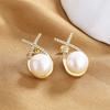 Superior Cross Fashion Stud Earrings Femininity Skinny Diamond Earrings Sweet X Letter Earrings