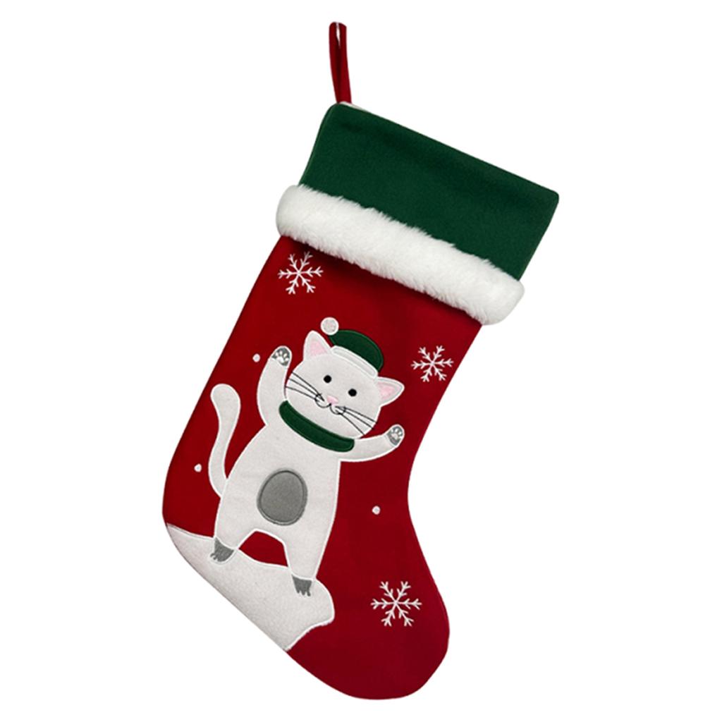 Large Xmas Stockings Gifts Bag for Adults Kids Large Xmas Stockings Hanging Xmas Stockings for Christmas Fireplace Tree Decor