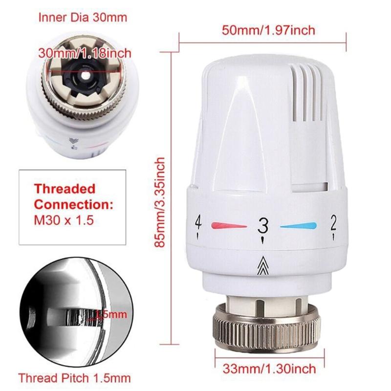 Thermostatic Radiator Valves Head Water Heating&Geothermal Control Valves