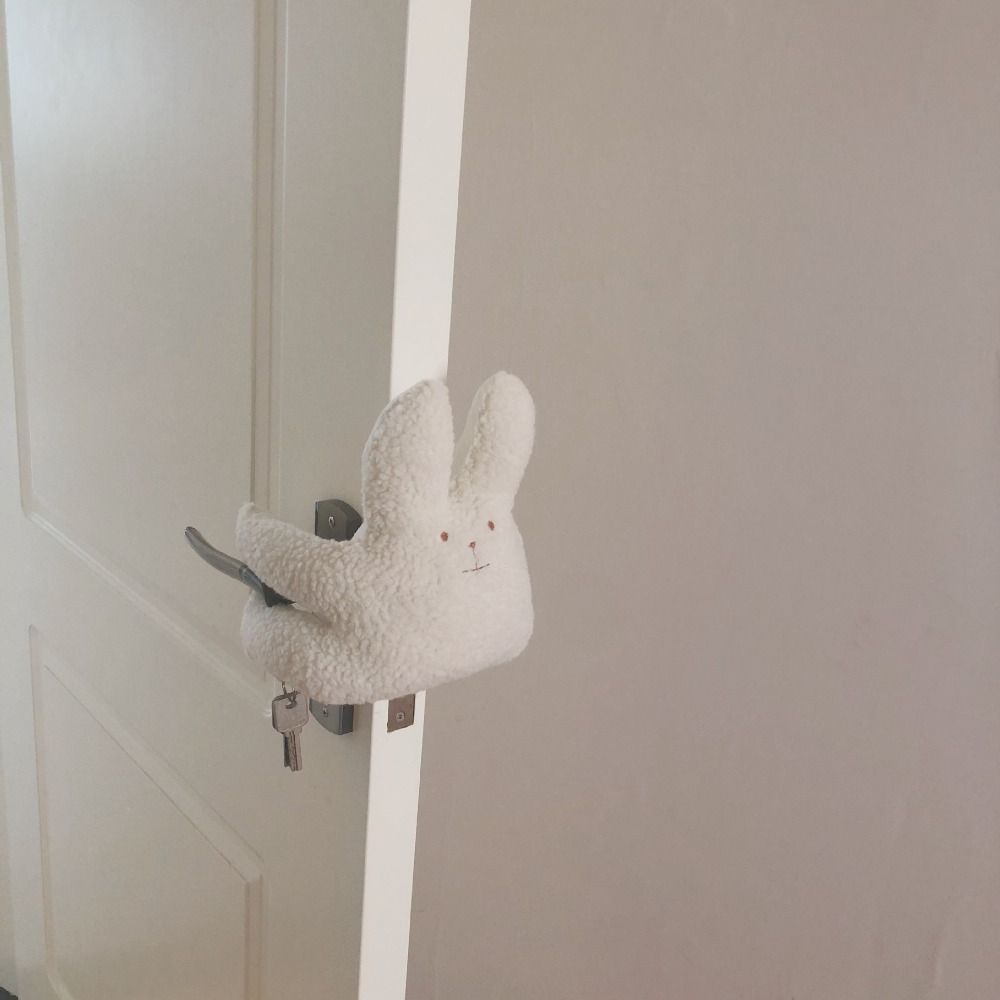 Door Padlock Baby Safety Lock Cabinet Door Clip Plush Doll Door Stopper Child Protection Equipment