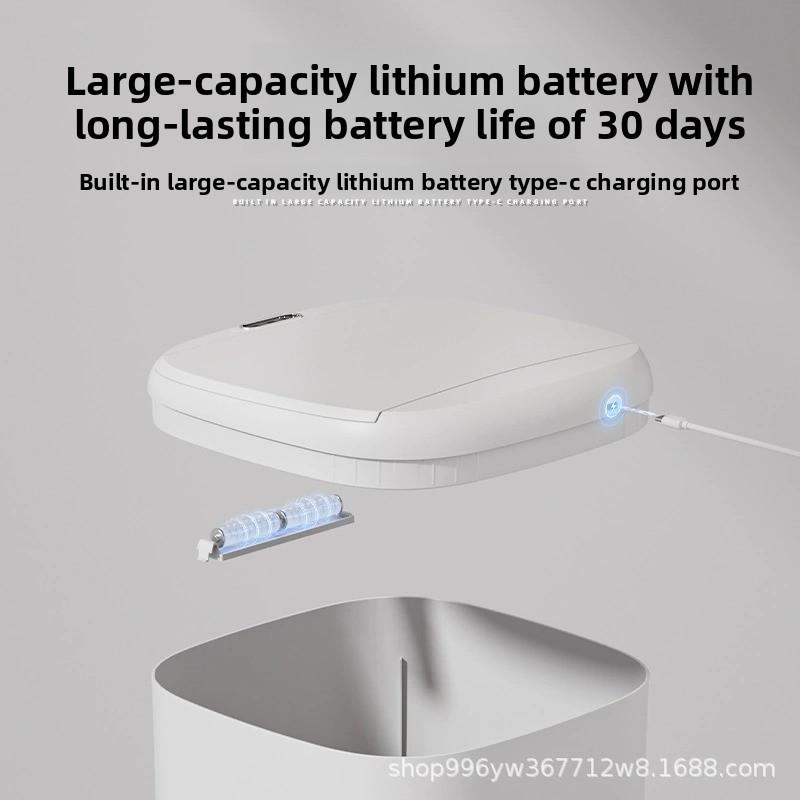 Cubo de basura inteligente automático con sensor para baño y cocina sin contacto