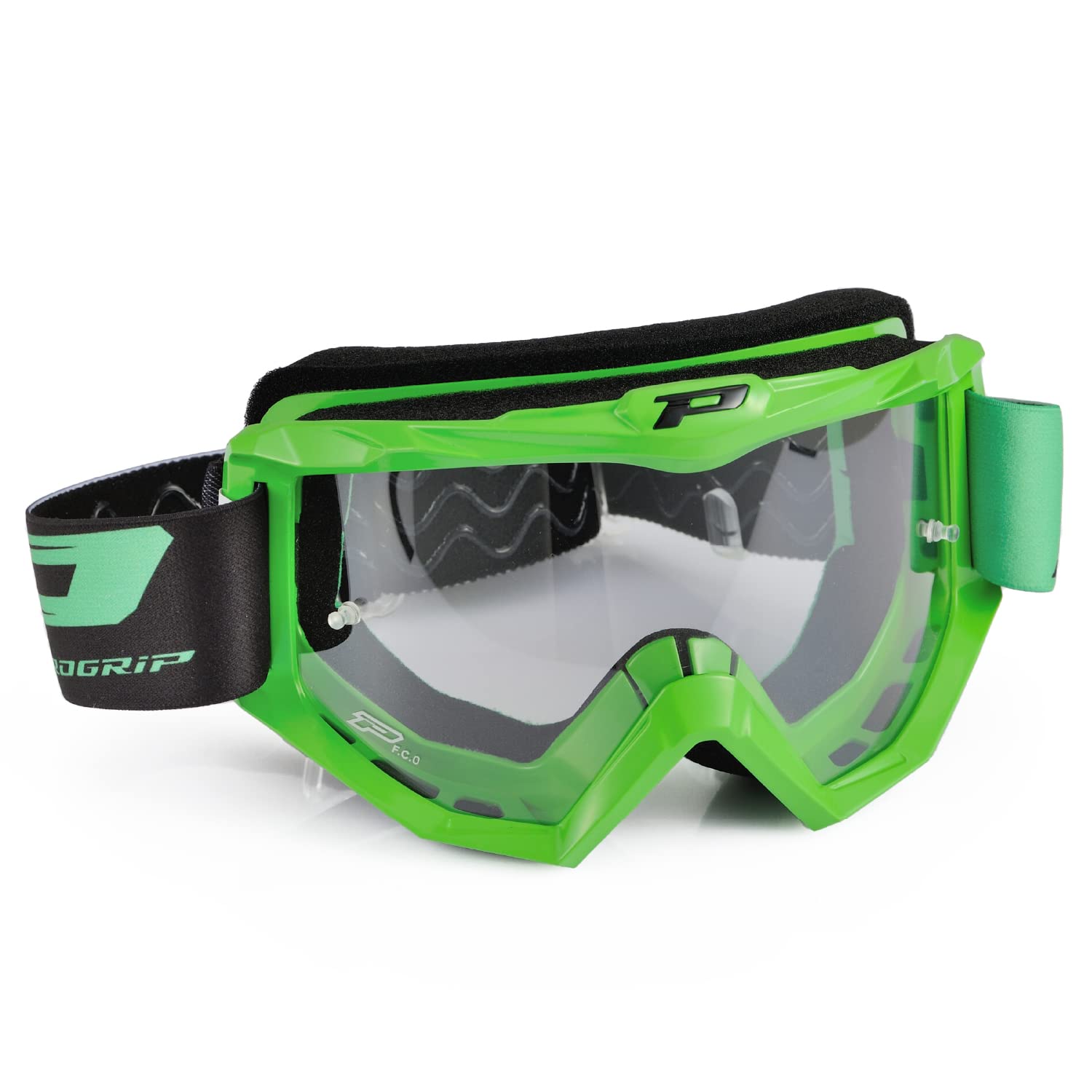 

Daytona PROGRIP Motorcycle Goggles 3201 Race Line Goggles Green 29352 зелёный
