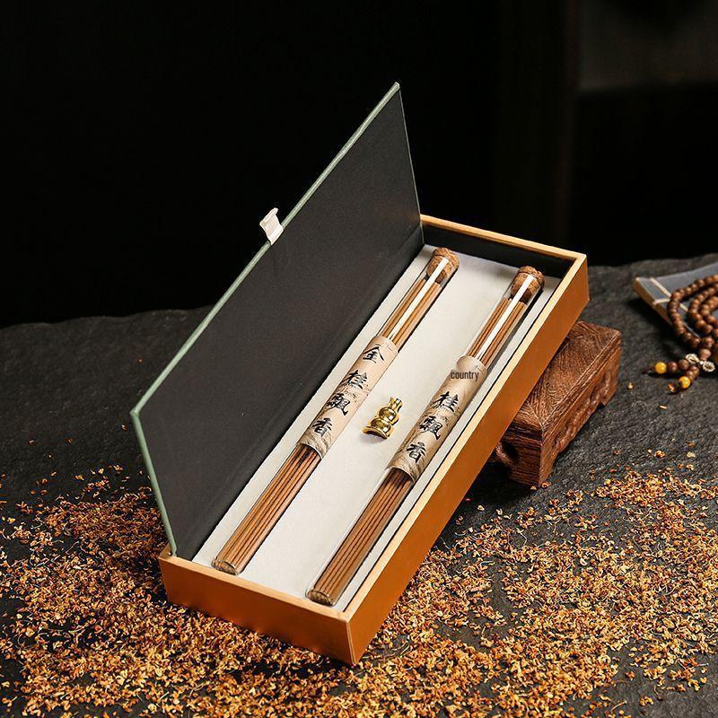 Zhang Zhong Xiang Sandalwood & Agarwood Osmanthus Natural Incense Sticks for Home & Worship