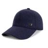 Mens Winter Thick Wool Blend Baseball Cap with Ear Flaps Warm Outdoor Hat