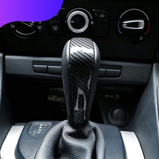 NEW Carbon Fiber Shift Knob Cover Shell For BMW E87 1 Series E90 3 Series E84 X1