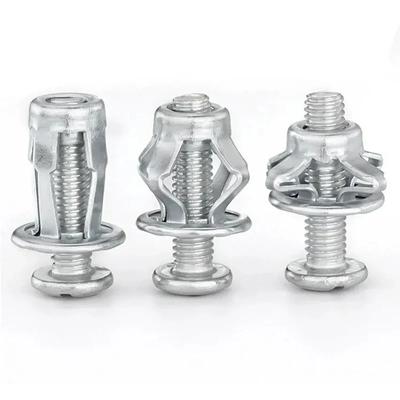 20/40PCS jack matice šroub okvětní lístek šroub kotvy rozpěrné hmoždinky pro rozpínání závěsu sponka nýt pojistný šroub jack matice šroub šrouby