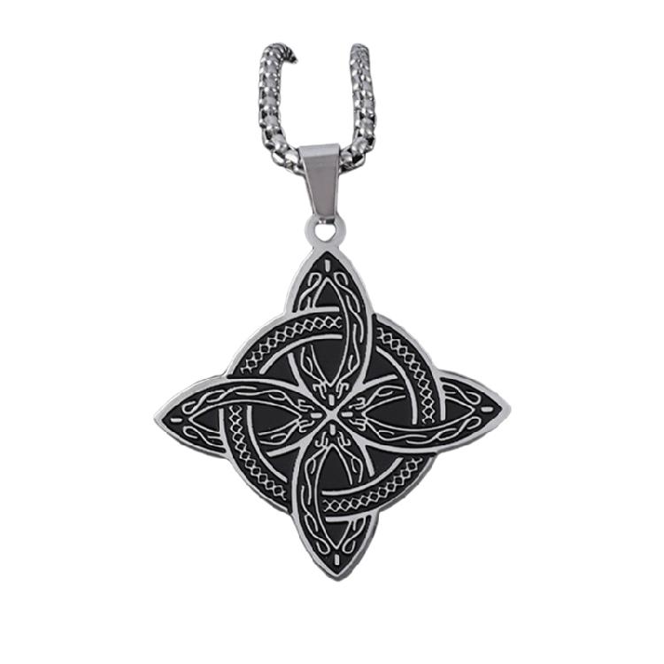 

Women Witchcraft Stainless Steel Choker Necklaces Vintage Amulets Jewelry Gift