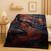 HD Retro Wood Grain Tree Growth Ring Brown Gray Flannel Blanket,Ultra Soft Plush Throw for Home Bedroom Bed Sofa Cover Gift Kid