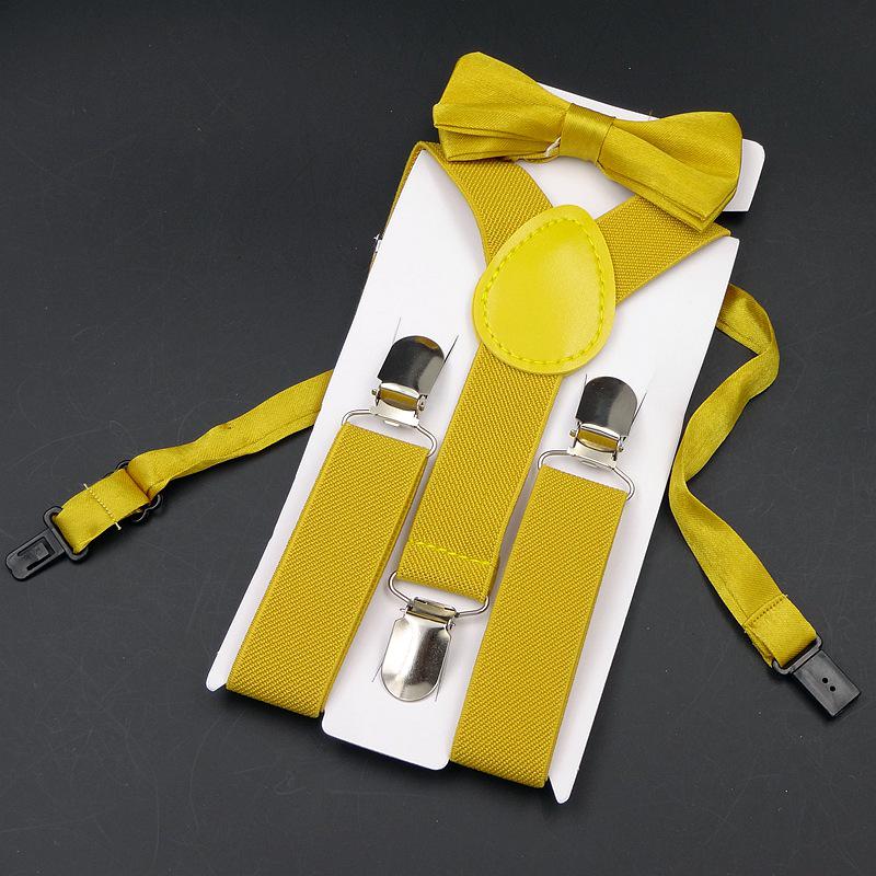 Kinder Mode Hosenträger Set: Trendige Hosenträger und Fliege für Kinderaufführungen