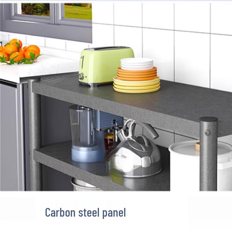 Yingbai 5-Tier Kitchen & Oven Storage Rack with Guardrail (100x35x155cm)