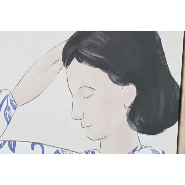 Tableau encadré - Fleurs scandinaves - 80 x 120 cm - 2 unités - Décoration murale