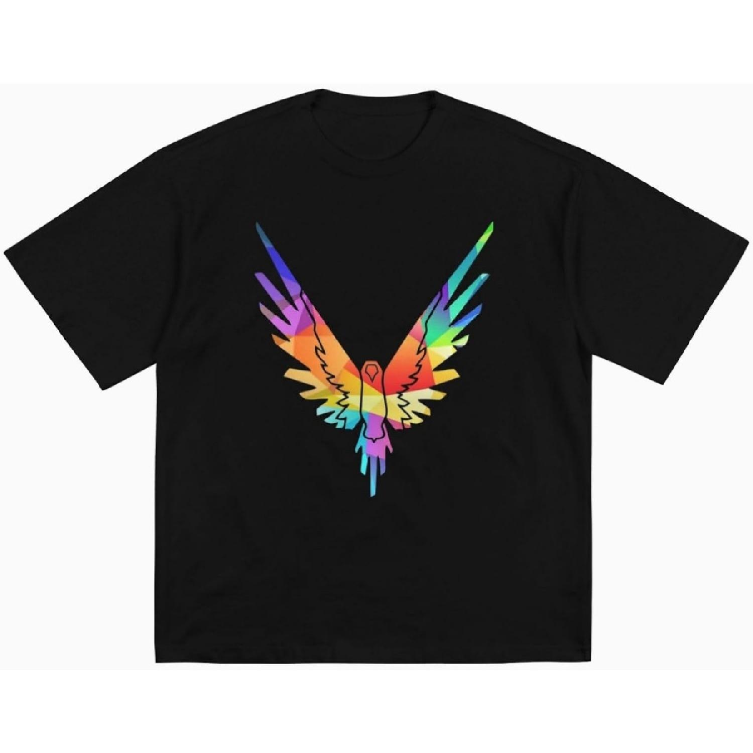Rashmika T-Shirt for Men and Women Bird Logan Paul Short Sleeve T-Shirt Crew Neck Running Shirts S